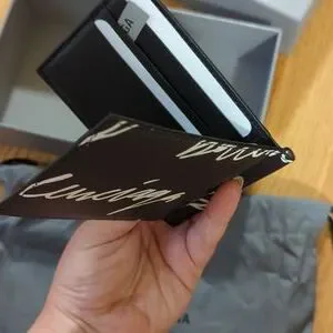 balenciaga money clip wallet